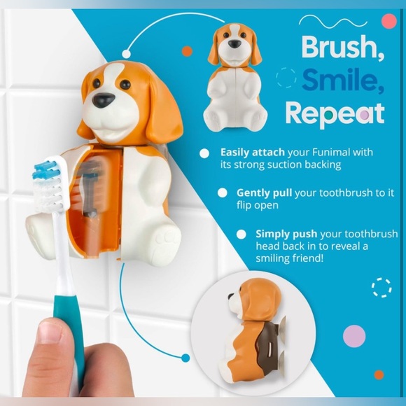 DENTEK DOG Toothbrush Cover – Kids Toothbrush Holder with Cover - Picture 1 of 8